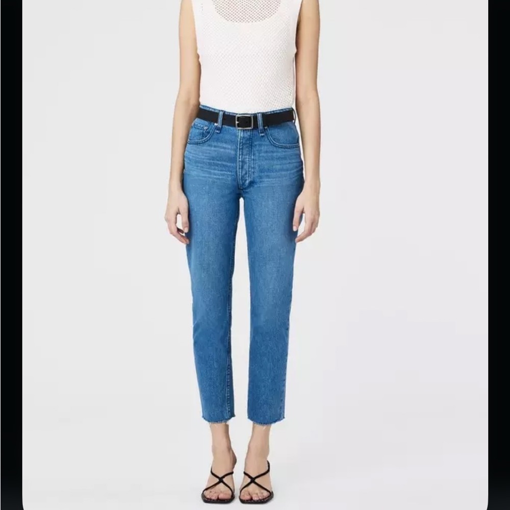 NWT Rag & Bone Nina High Rise‎ Cigarette Ankle Poppy 27